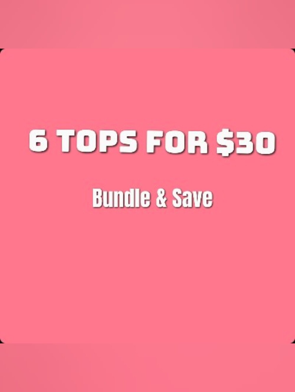 Bundle & Save Women's Tops
